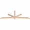 Ekena Millwork Alberta Smooth Timber Gable Bracket, Douglas Fir, 96"W x 36"H x 3 1/2"D x 3 1/2"F, 9/12 Pitch GBW096X36X0404ALB00SDF - alternate 5